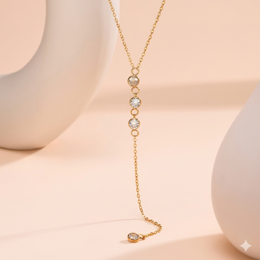 Aurea | Y Lariat Necklace