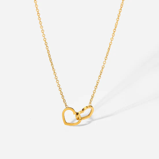 Aurea | Double Heart Necklace