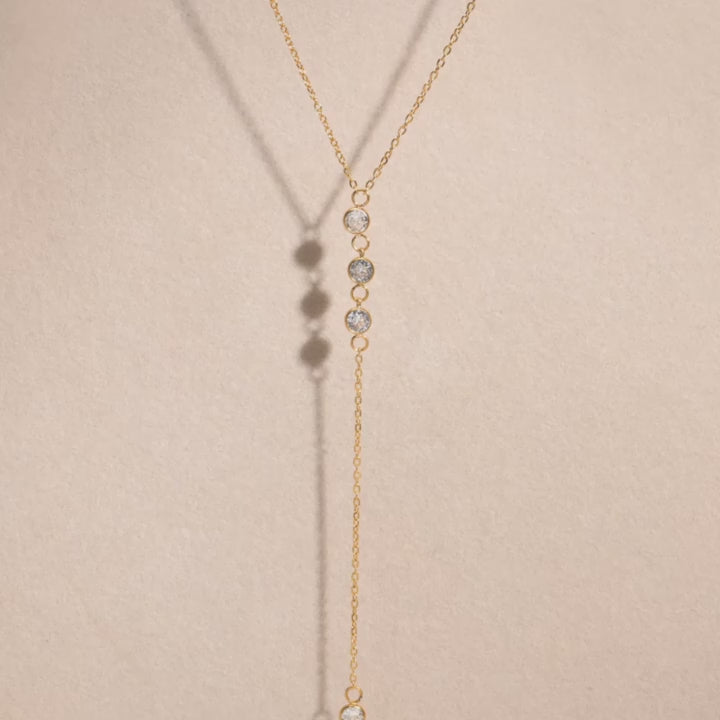 Aurea | Y Lariat Necklace