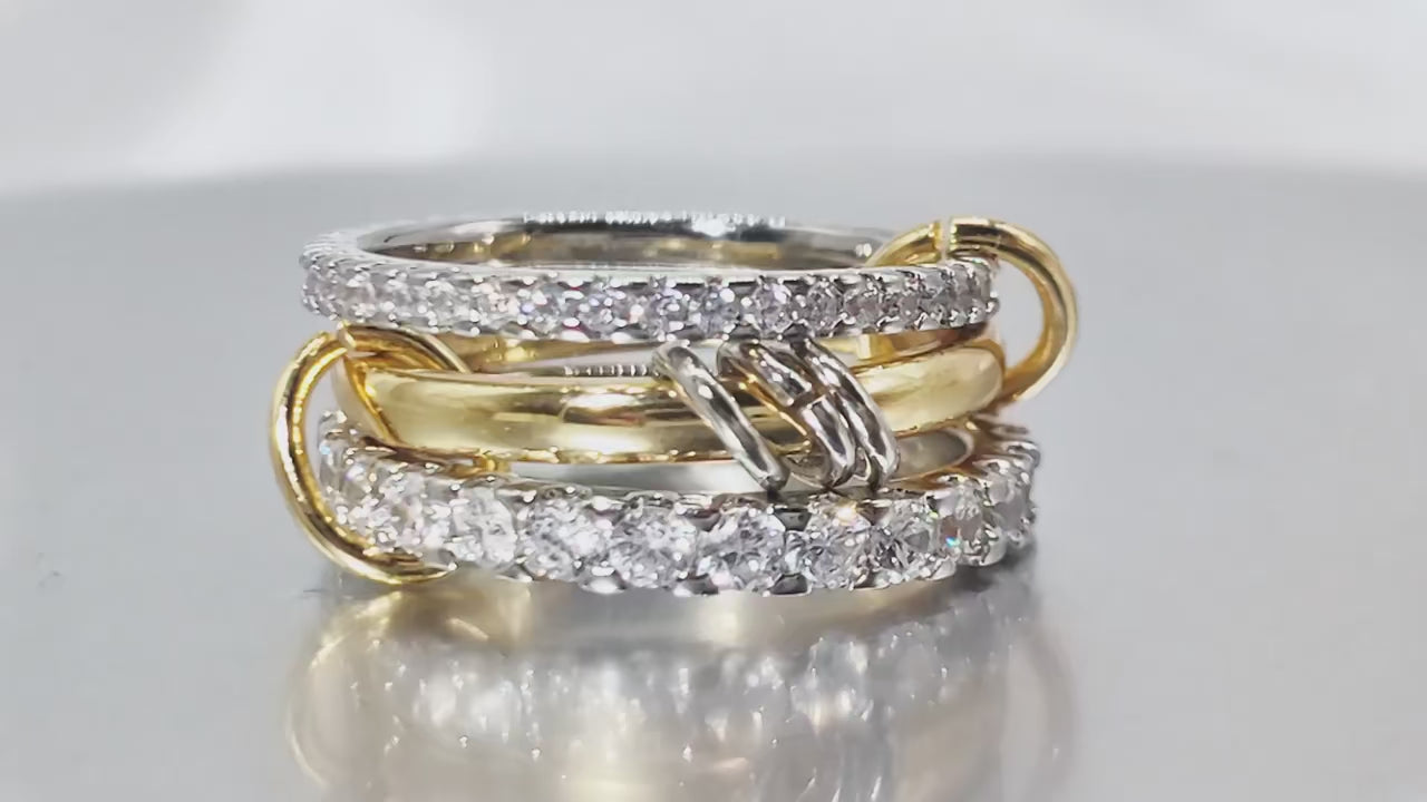 Aurea | Cubic Zirconia Stack Ring